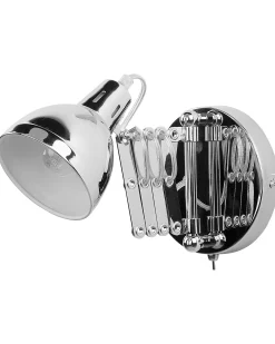 Zestaw 2 lamp ściennych HARRINGTON Srebrny Metal Regulowana