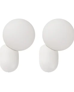Zestaw 2 lamp ściennych HELME Biały