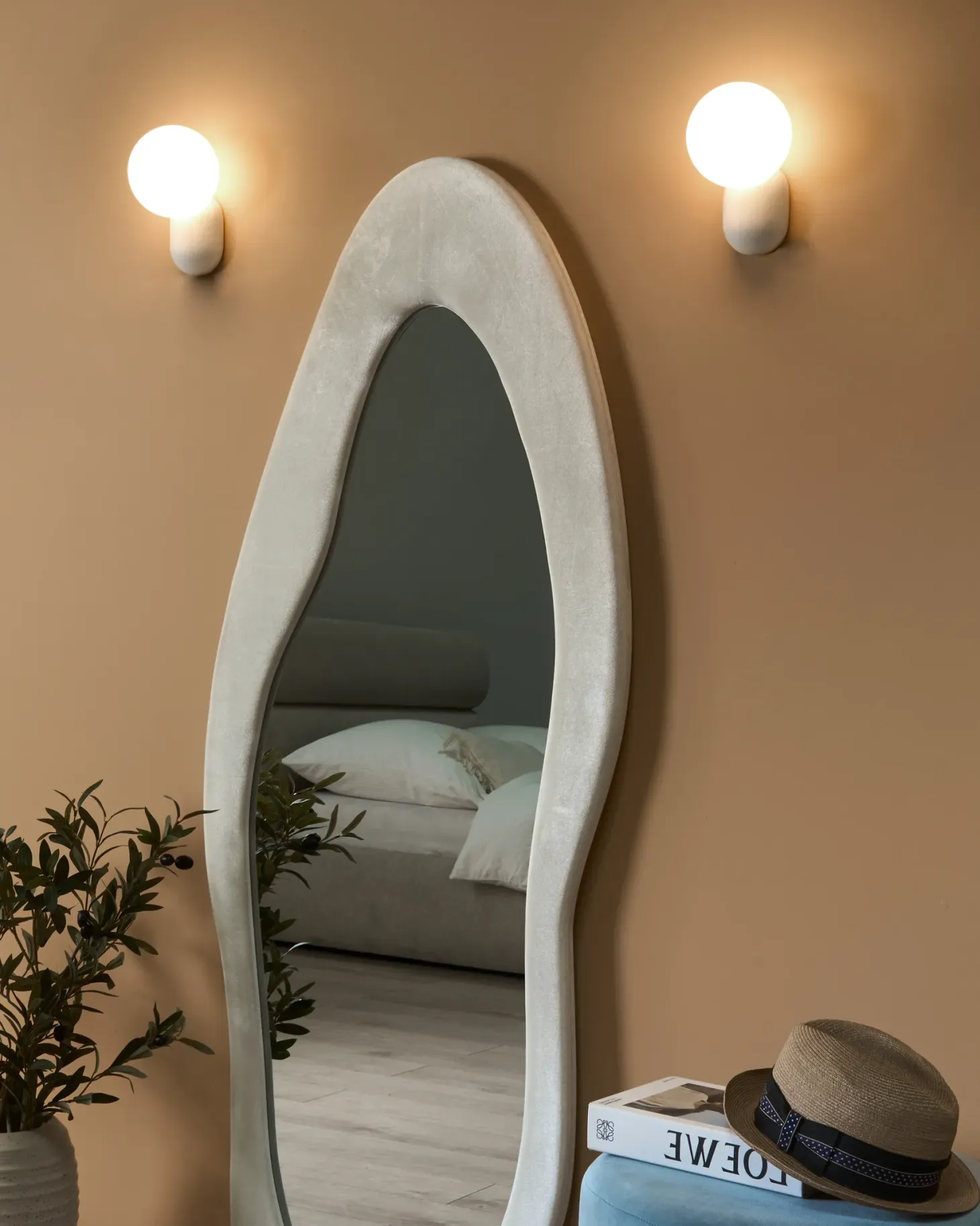 Zestaw 2 lamp ściennych HELME Biały