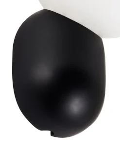 Zestaw 2 lamp ściennych HELME Czarny