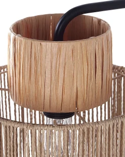 Zestaw 2 lamp ściennych JAMMA Naturalny Papierowa plecionka