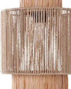 Zestaw 2 lamp ściennych JAMMA Naturalny Papierowa plecionka