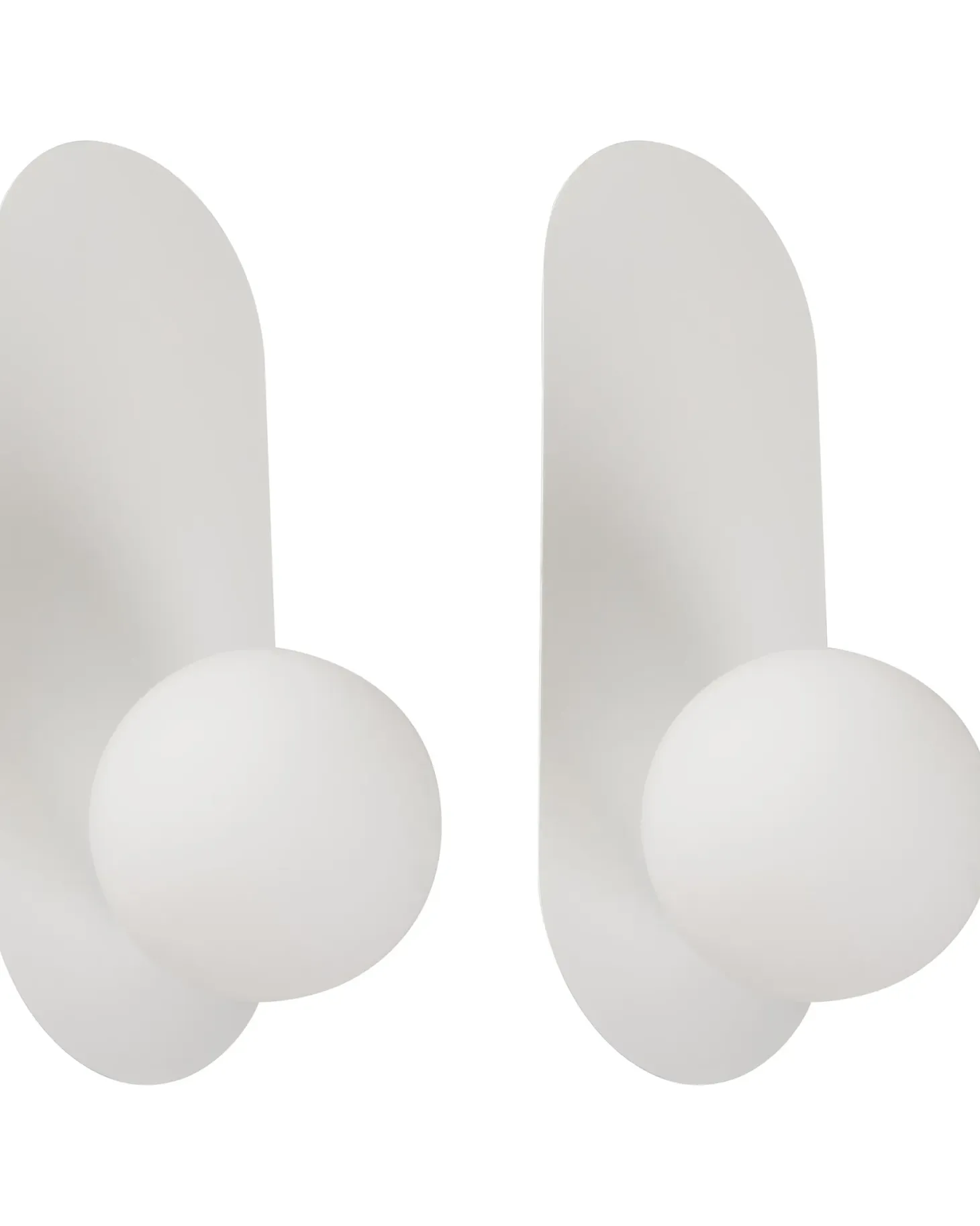 Zestaw 2 lamp ściennych LEISI Biały