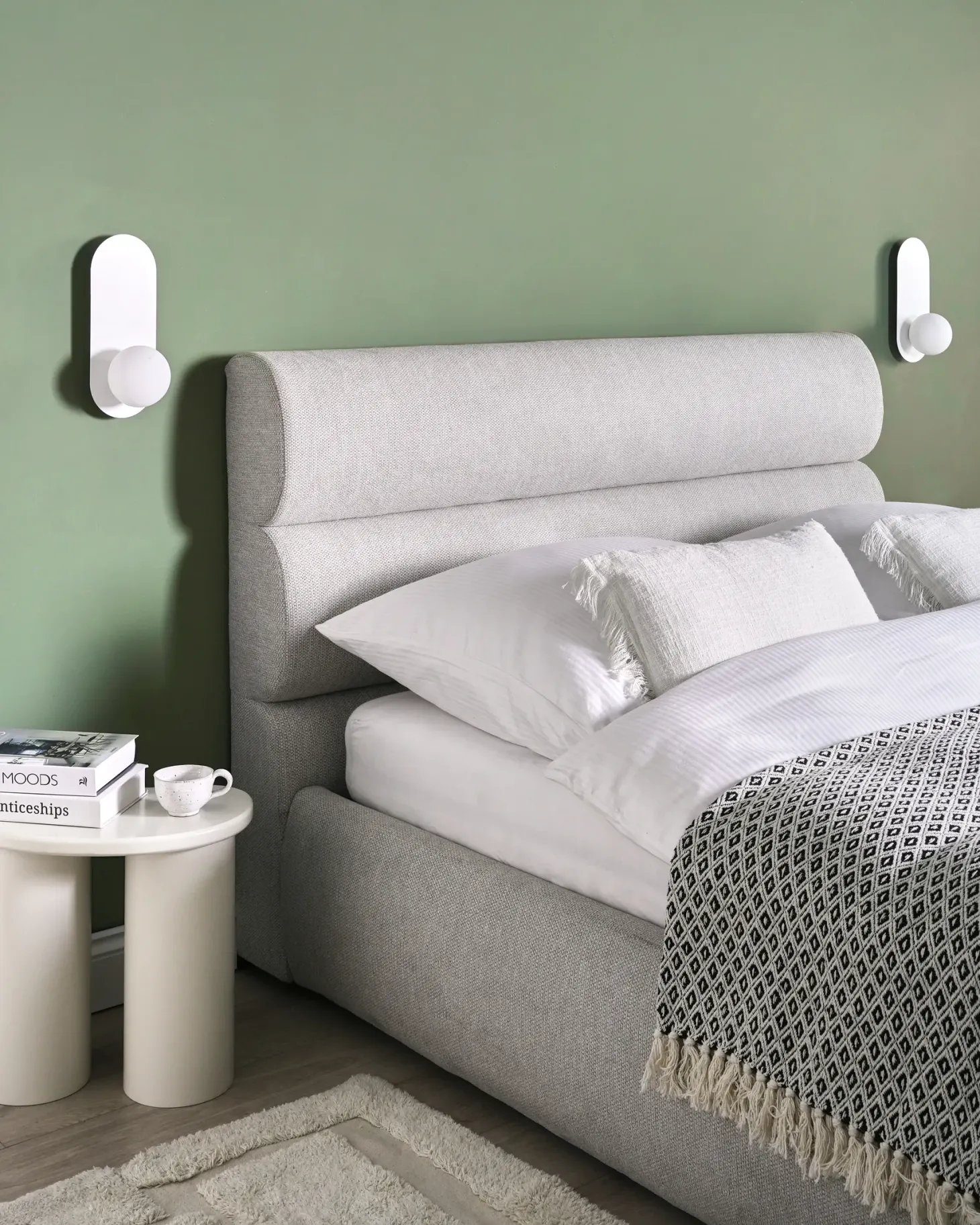 Zestaw 2 lamp ściennych LEISI Biały