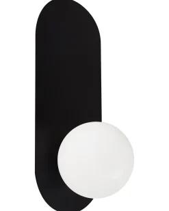 Zestaw 2 lamp ściennych LEISI Czarny