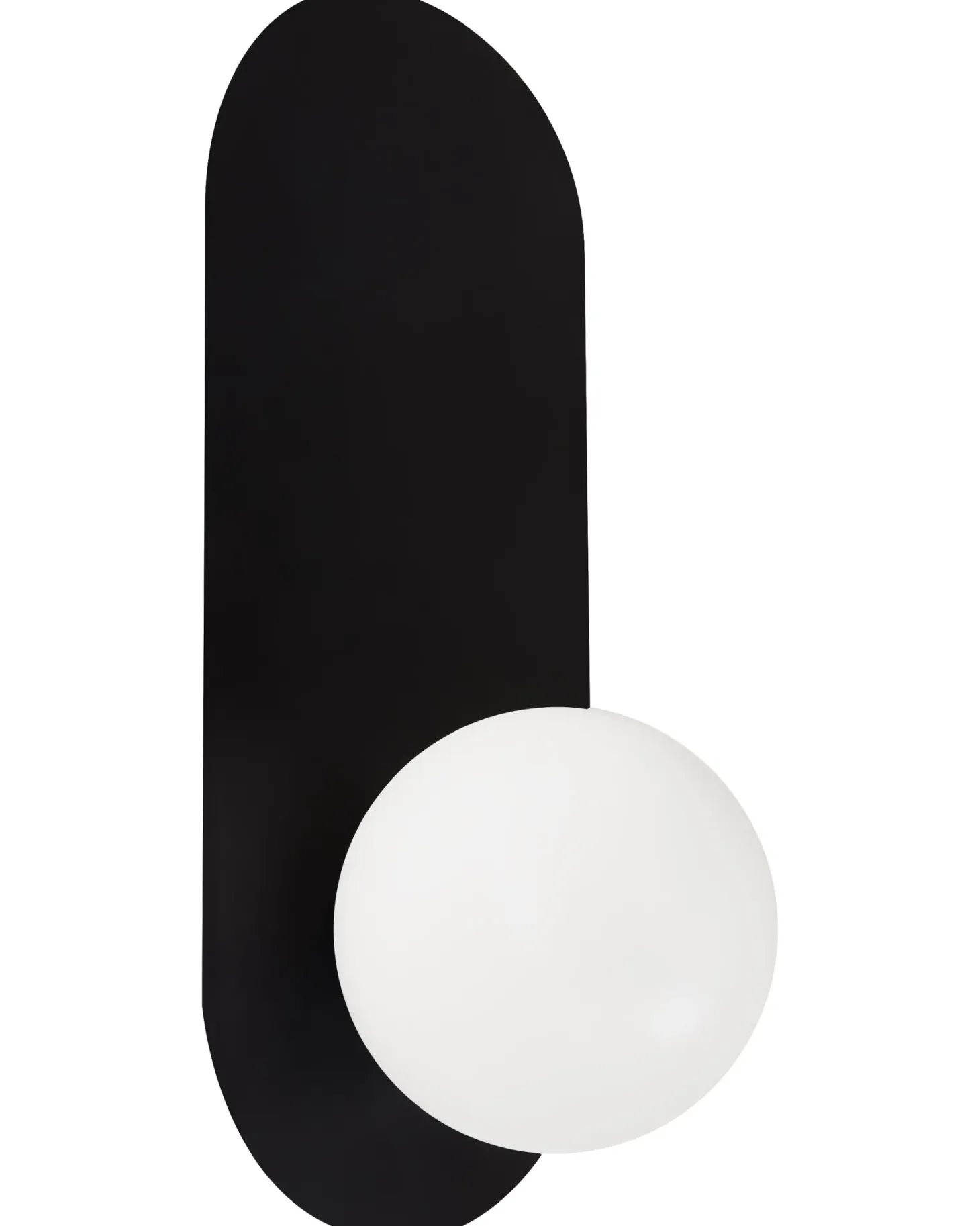 Zestaw 2 lamp ściennych LEISI Czarny