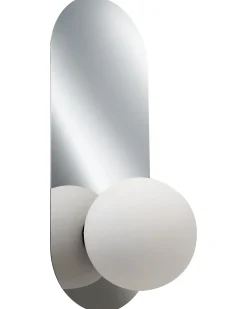 Zestaw 2 lamp ściennych LEISI Srebrny
