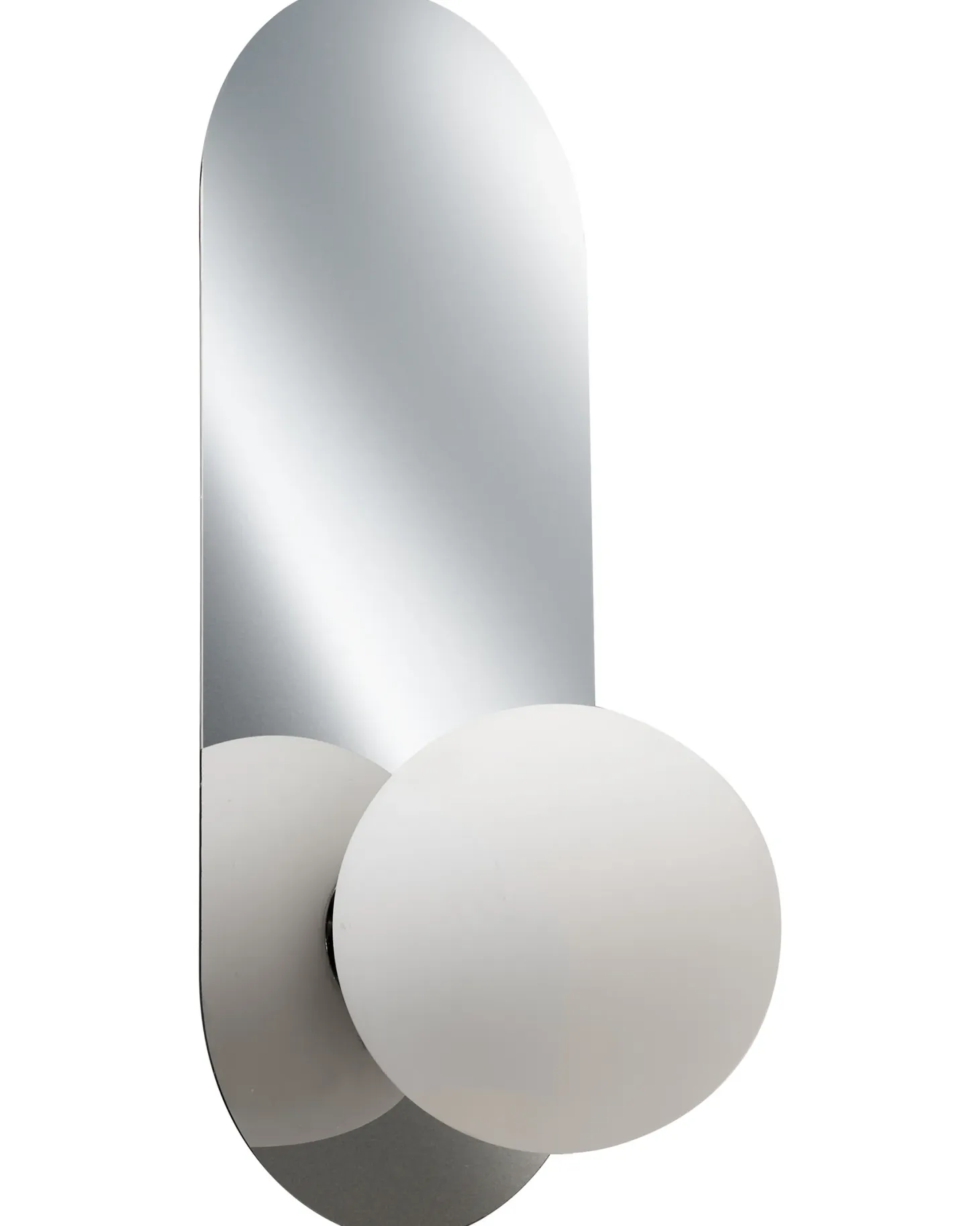 Zestaw 2 lamp ściennych LEISI Srebrny