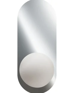 Zestaw 2 lamp ściennych LEISI Srebrny