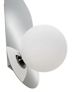 Zestaw 2 lamp ściennych LEISI Srebrny