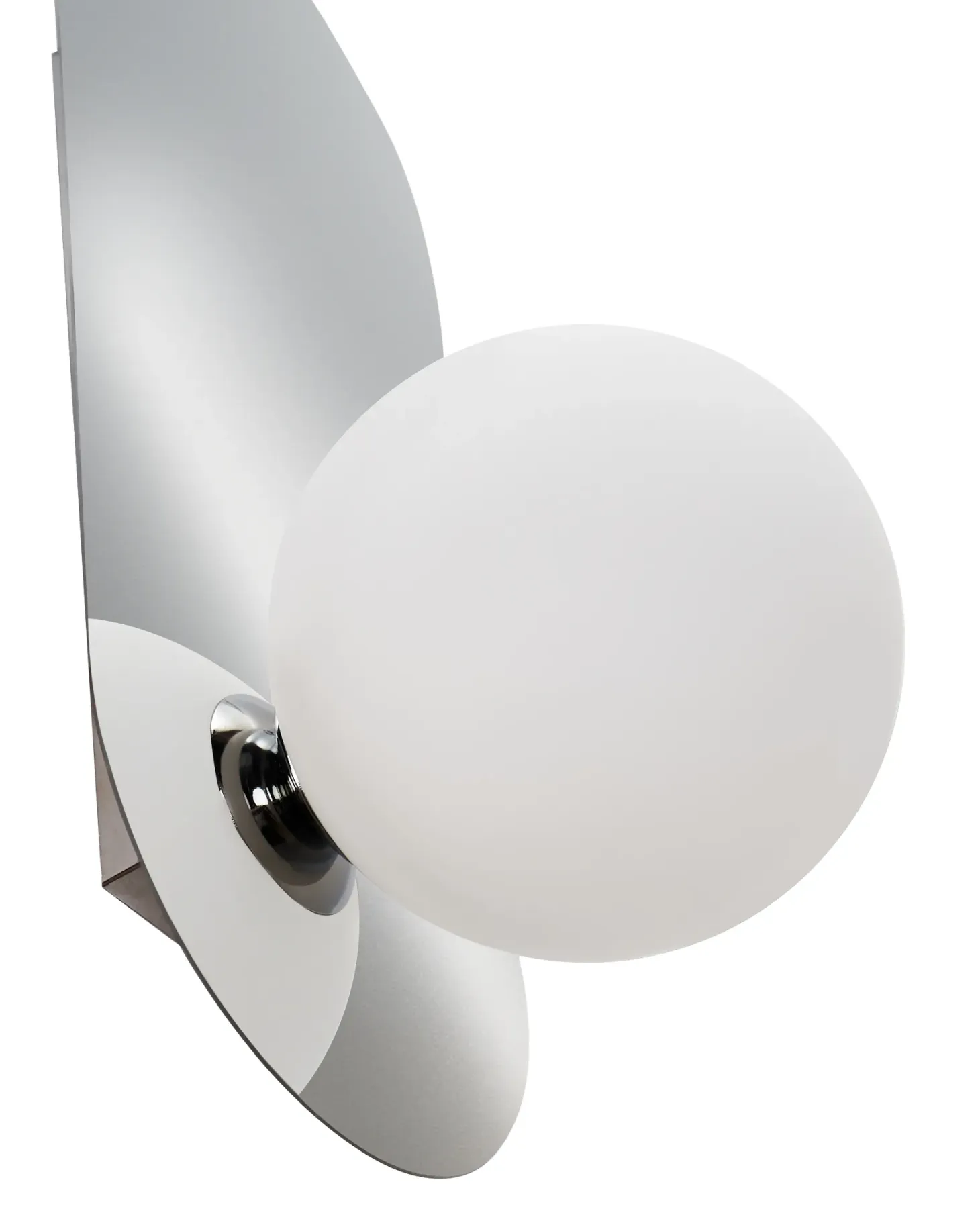 Zestaw 2 lamp ściennych LEISI Srebrny