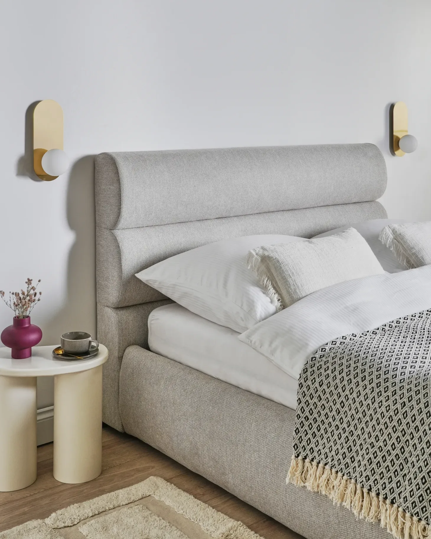 Zestaw 2 lamp ściennych LEISI Złoty