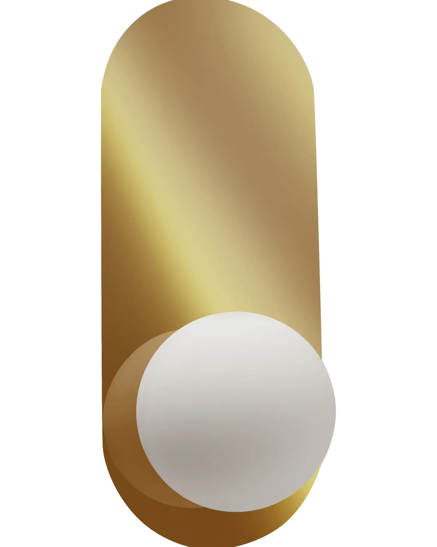 Zestaw 2 lamp ściennych LEISI Złoty