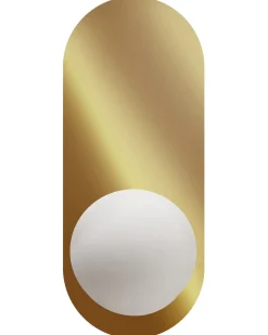 Zestaw 2 lamp ściennych LEISI Złoty