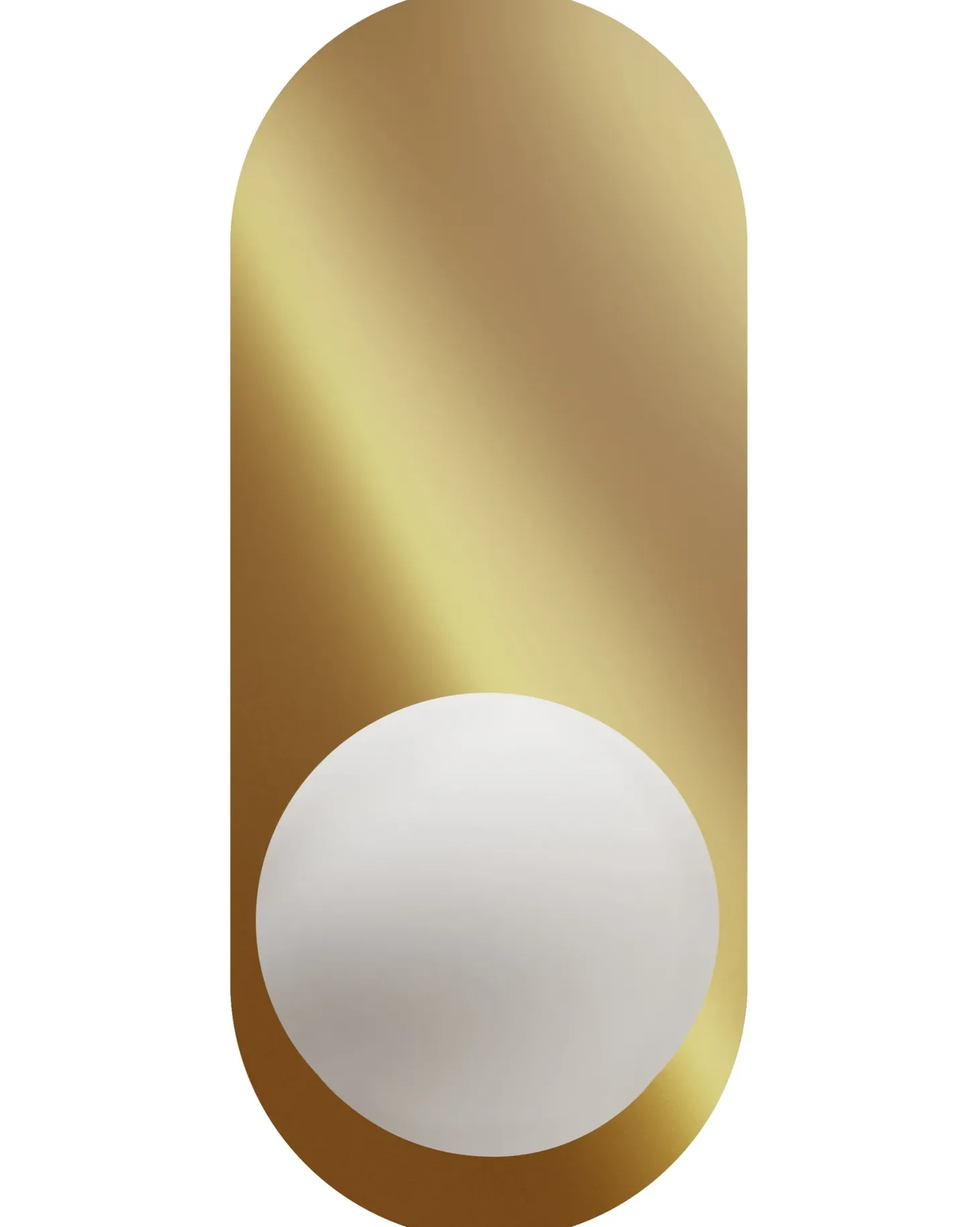 Zestaw 2 lamp ściennych LEISI Złoty