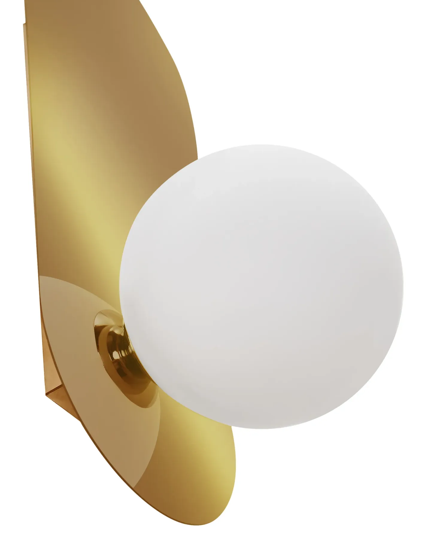 Zestaw 2 lamp ściennych LEISI Złoty