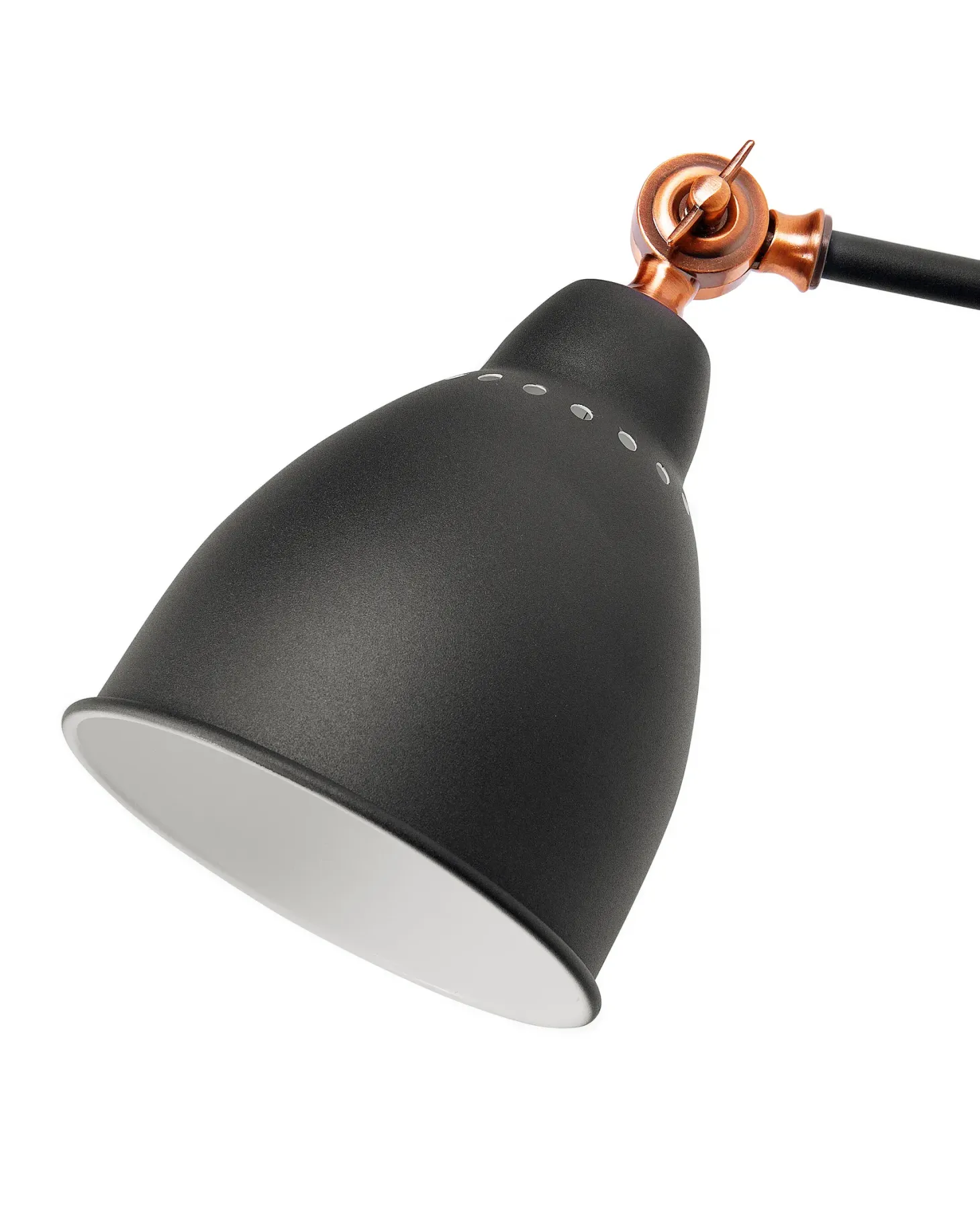 Zestaw 2 lamp ściennych MISSISSIPPI Grafitowy Metal Regulowana