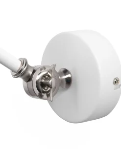 Zestaw 2 lamp ściennych MISSISSIPPI Biały Metal Regulowana
