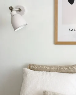 Zestaw 2 lamp ściennych MISSISSIPPI Biały Metal Regulowana