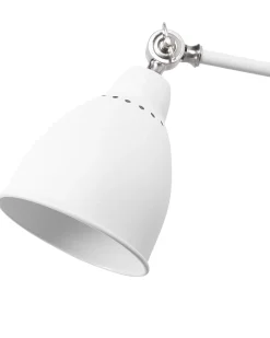 Zestaw 2 lamp ściennych MISSISSIPPI Biały Metal Regulowana