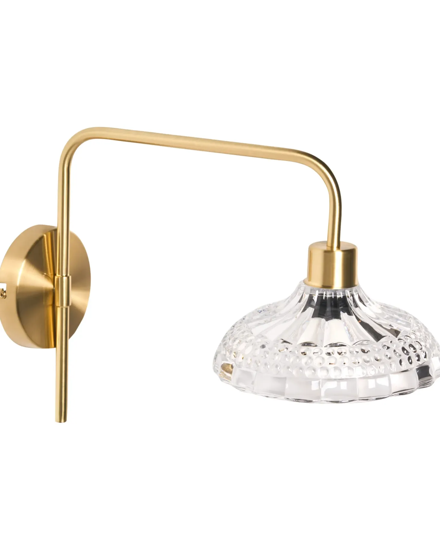 Zestaw 2 lamp ściennych MOLINO Złoty Metal
