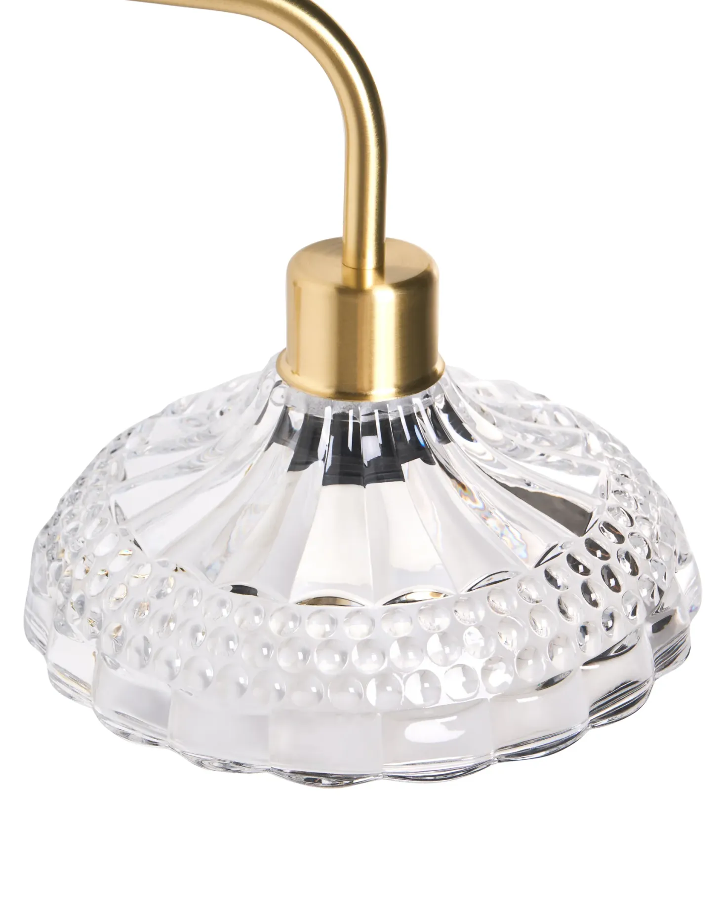 Zestaw 2 lamp ściennych MOLINO Złoty Metal