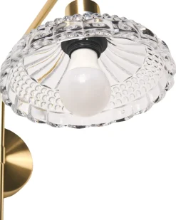 Zestaw 2 lamp ściennych MOLINO Złoty Metal