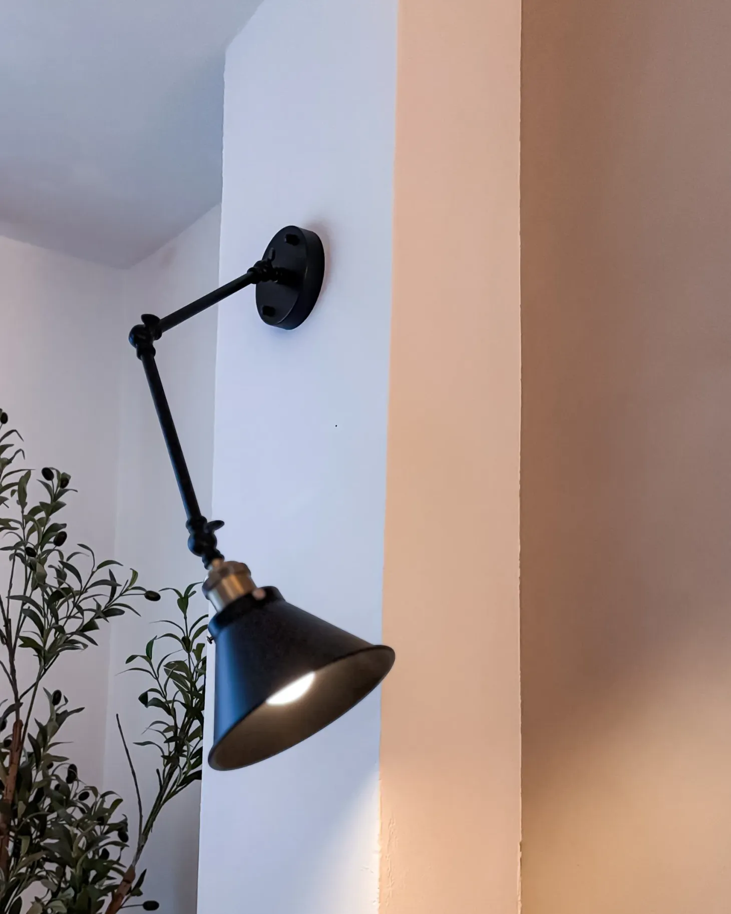 Zestaw 2 lamp ściennych NARVA Czarny Metal Regulowana