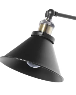 Zestaw 2 lamp ściennych NARVA Czarny Metal Regulowana
