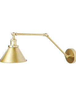 Zestaw 2 lamp ściennych NARVA Złoty Metal Regulowana