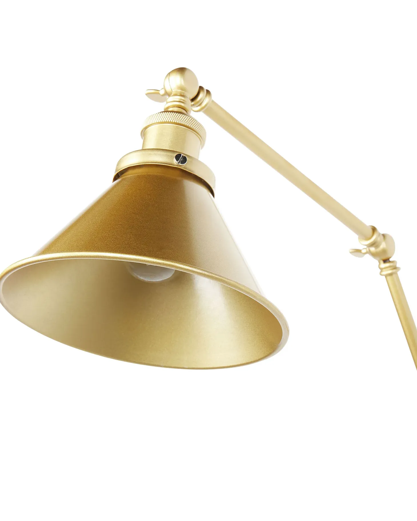 Zestaw 2 lamp ściennych NARVA Złoty Metal Regulowana