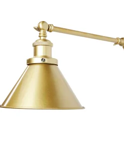 Zestaw 2 lamp ściennych NARVA Złoty Metal Regulowana