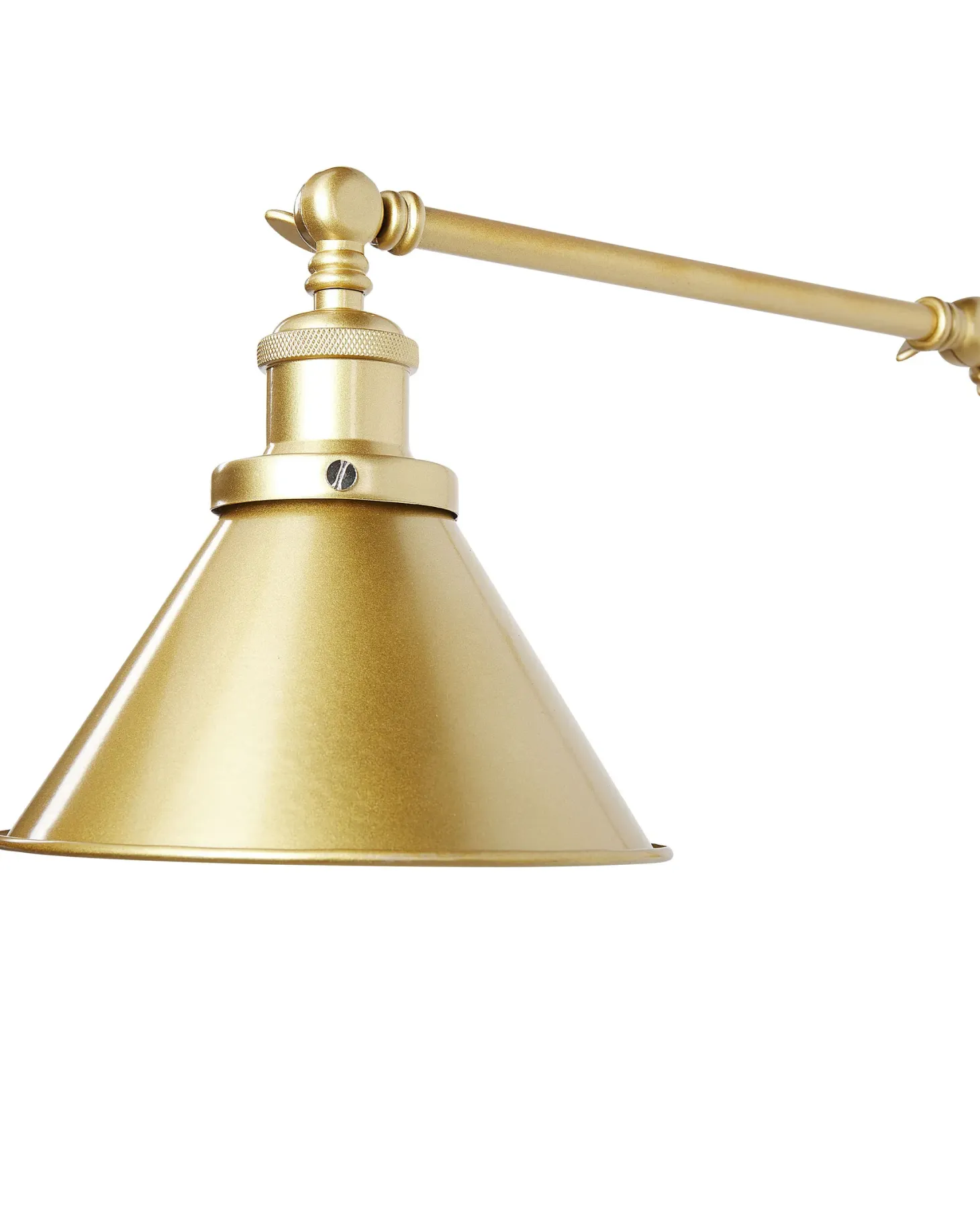 Zestaw 2 lamp ściennych NARVA Złoty Metal Regulowana