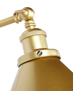 Zestaw 2 lamp ściennych NARVA Złoty Metal Regulowana