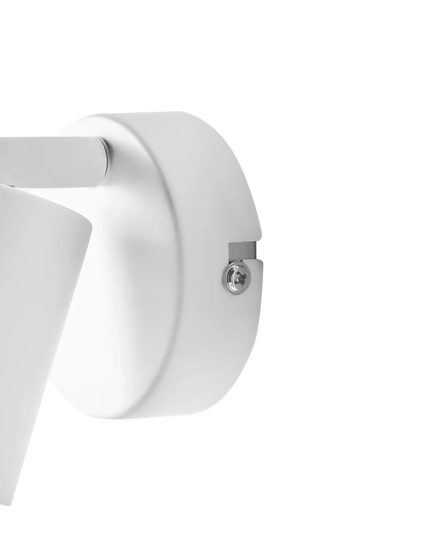 Zestaw 2 lamp ściennych NYANDO Biały Metal