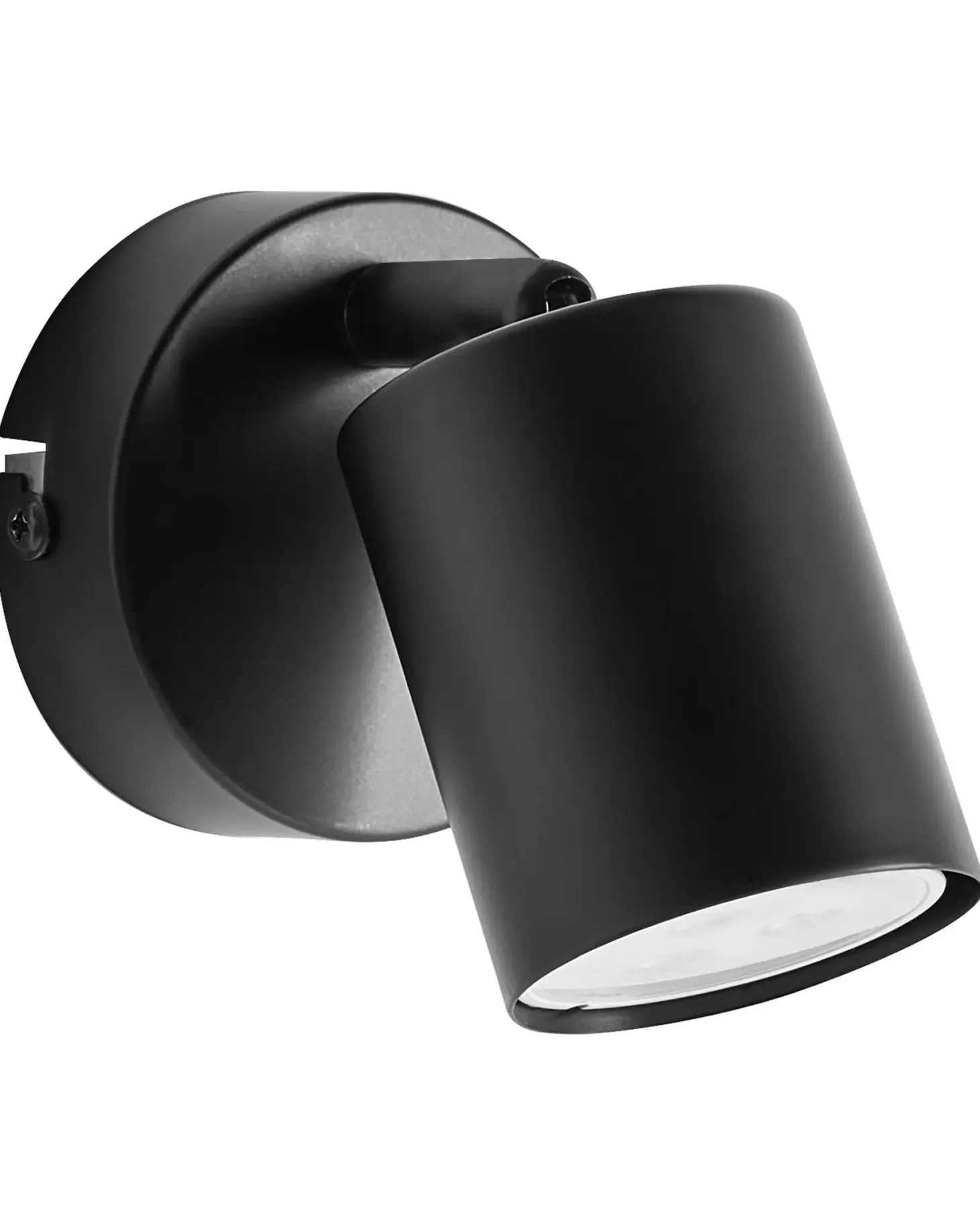 Zestaw 2 lamp ściennych NYANDO Czarny Metal