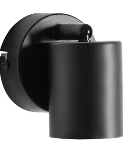 Zestaw 2 lamp ściennych NYANDO Czarny Metal