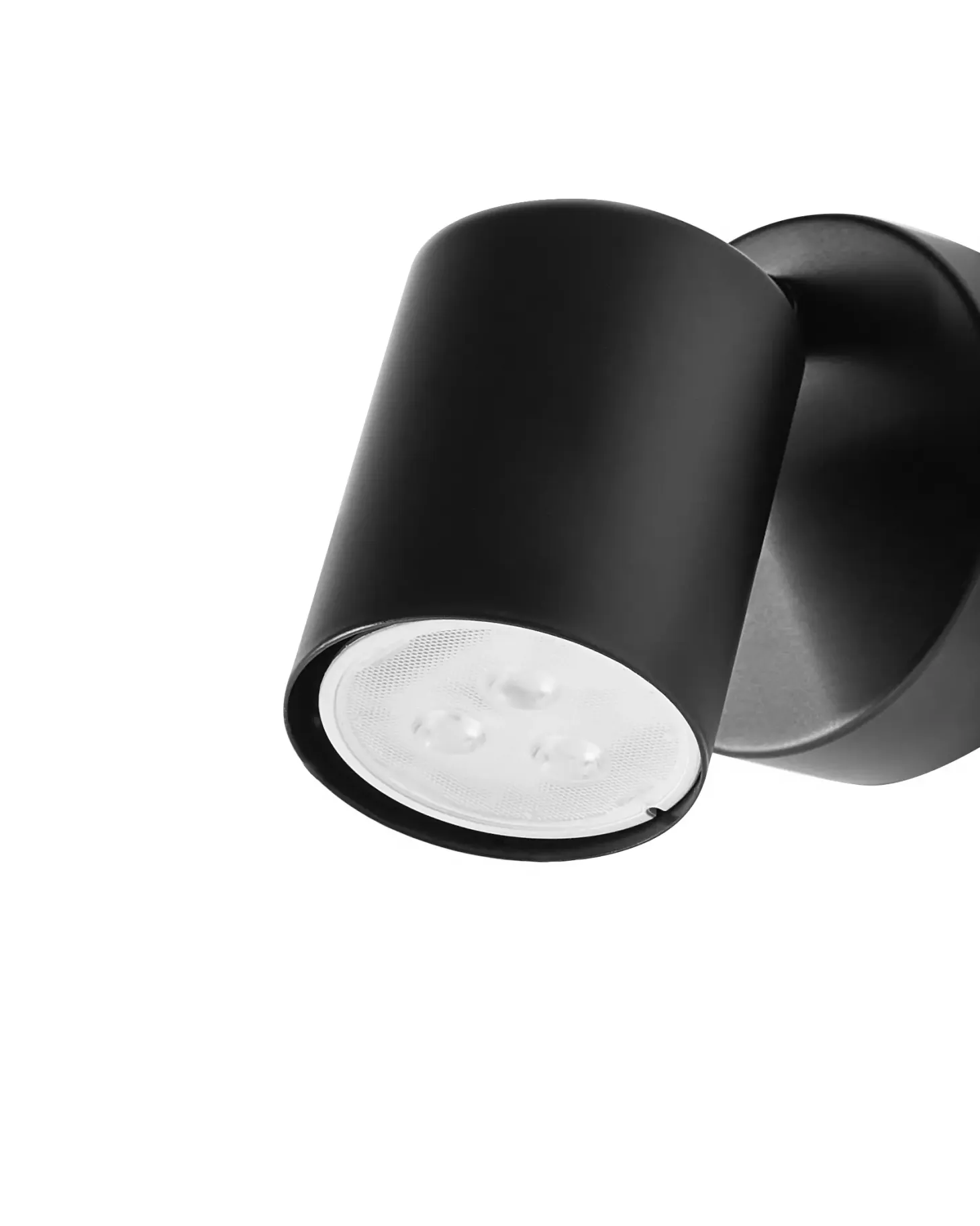 Zestaw 2 lamp ściennych NYANDO Czarny Metal