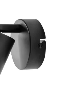 Zestaw 2 lamp ściennych NYANDO Czarny Metal