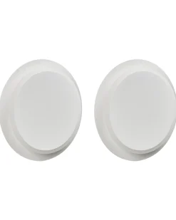 Zestaw 2 lamp ściennych SEMNON Biały Metal LED