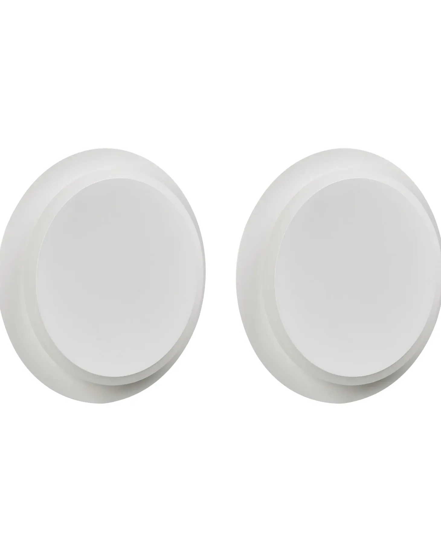 Zestaw 2 lamp ściennych SEMNON Biały Metal LED