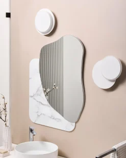 Zestaw 2 lamp ściennych SEMNON Biały Metal LED