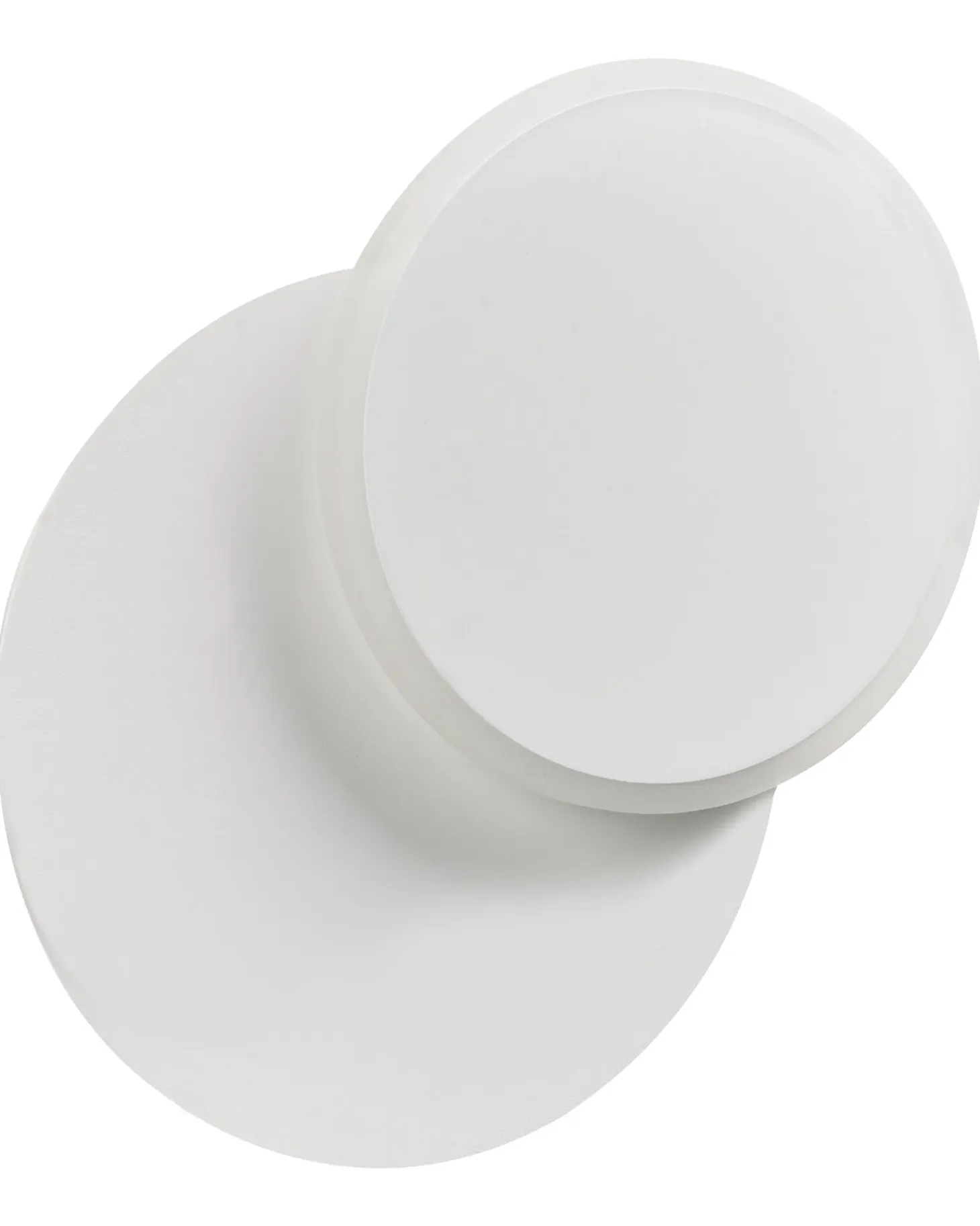 Zestaw 2 lamp ściennych SEMNON Biały Metal LED