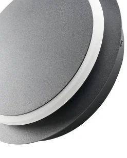 Zestaw 2 lamp ściennych SEMNON Czarny Metal LED