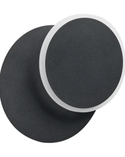 Zestaw 2 lamp ściennych SEMNON Czarny Metal LED