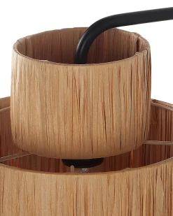 Zestaw 2 lamp ściennych SHINFA Naturalny Plecionka
