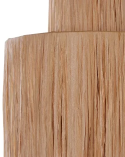 Zestaw 2 lamp ściennych SHINFA Naturalny Plecionka