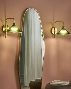 Zestaw 2 lamp ściennych SUMPUL Złoty Metal