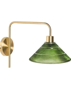 Zestaw 2 lamp ściennych SUMPUL Złoty Metal