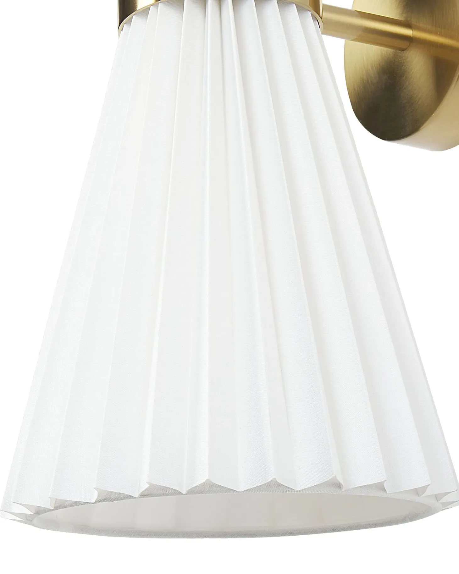 Zestaw 2 lamp ściennych TELANG Biały Bawełna